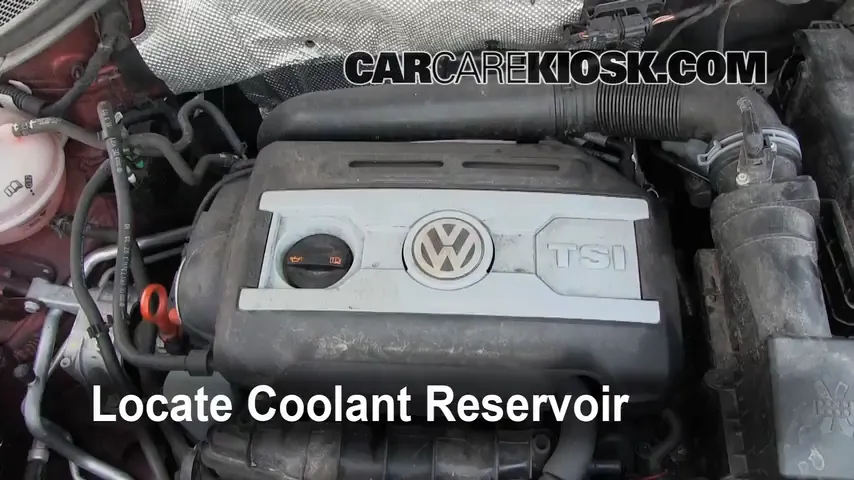 2011 Volkswagen Tiguan SE 2.0L 4 Cyl. Turbo Coolant (Antifreeze) Flush Coolant